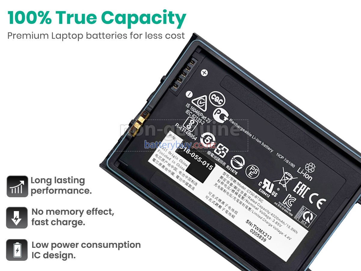 replacement Honeywell CT50-BTSC battery