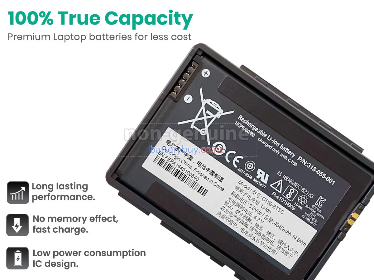 replacement Honeywell CT50-BTSC battery