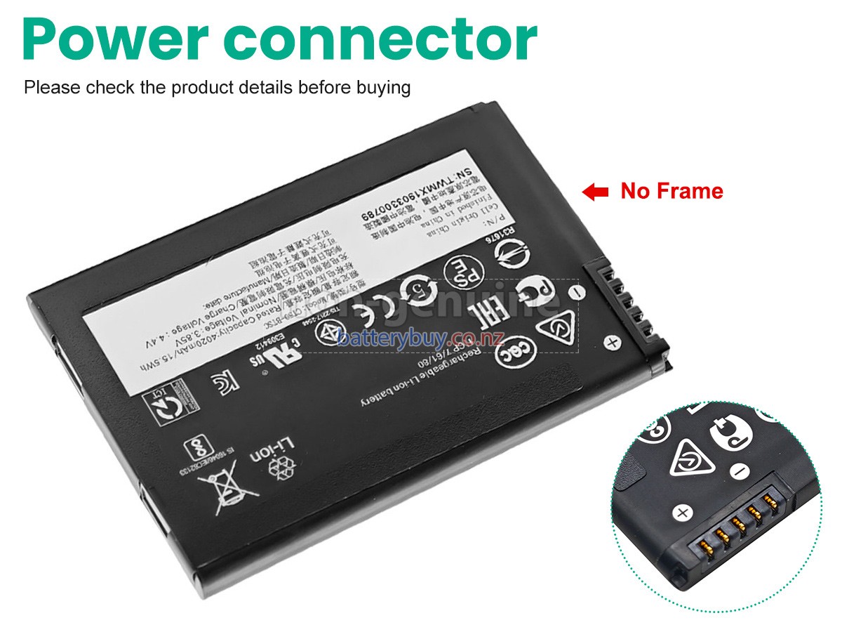 replacement Honeywell CT50-BTSC battery