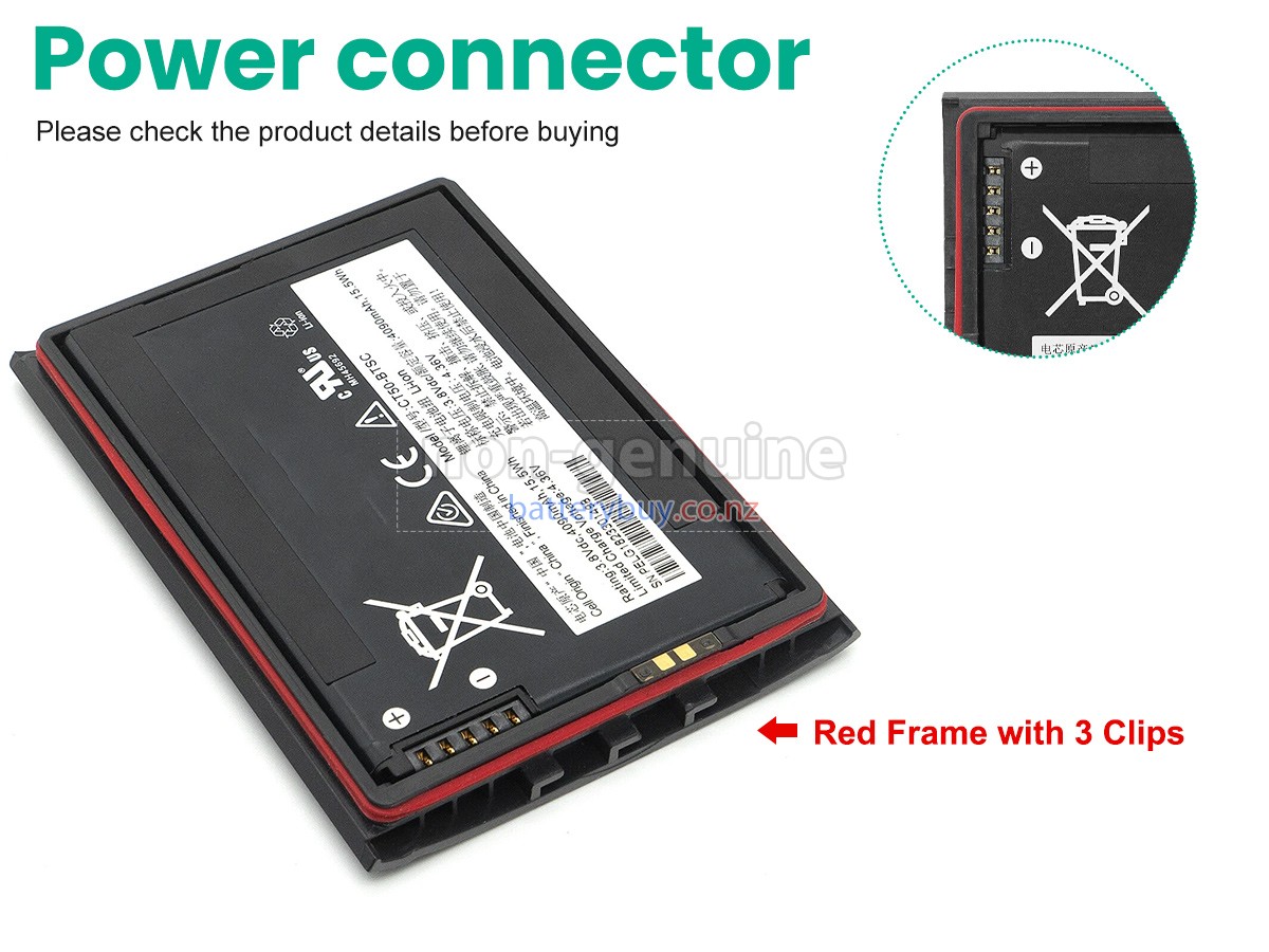 replacement Honeywell CT50-BTSC battery