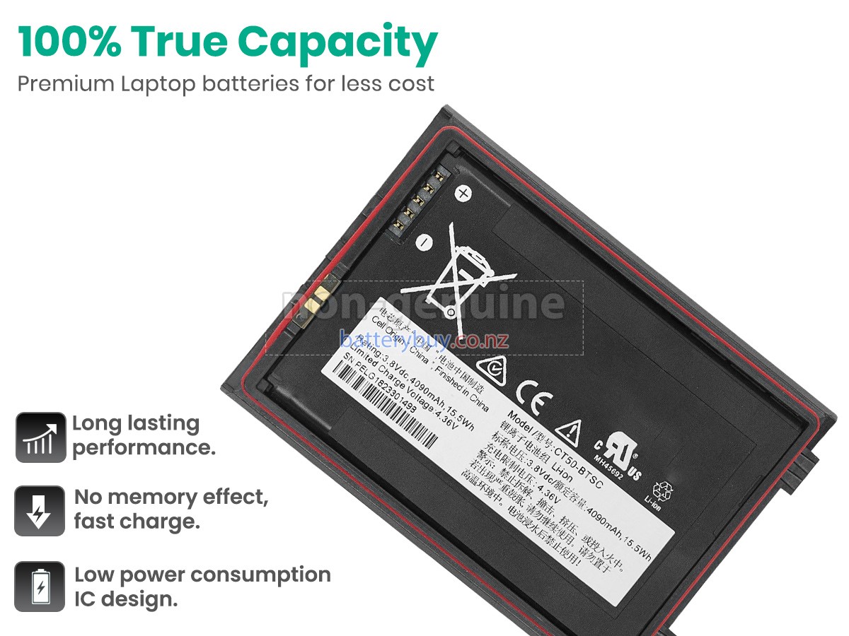 replacement Honeywell CT50-BTSC battery