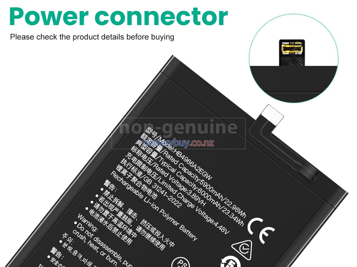 replacement Honor PLAY 50 PLUS battery