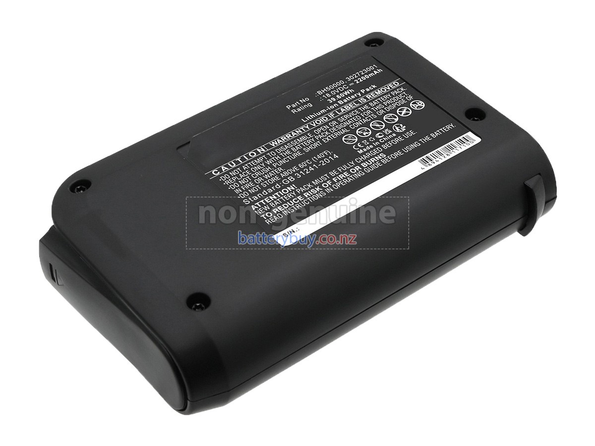replacement Hoover BH50000 battery