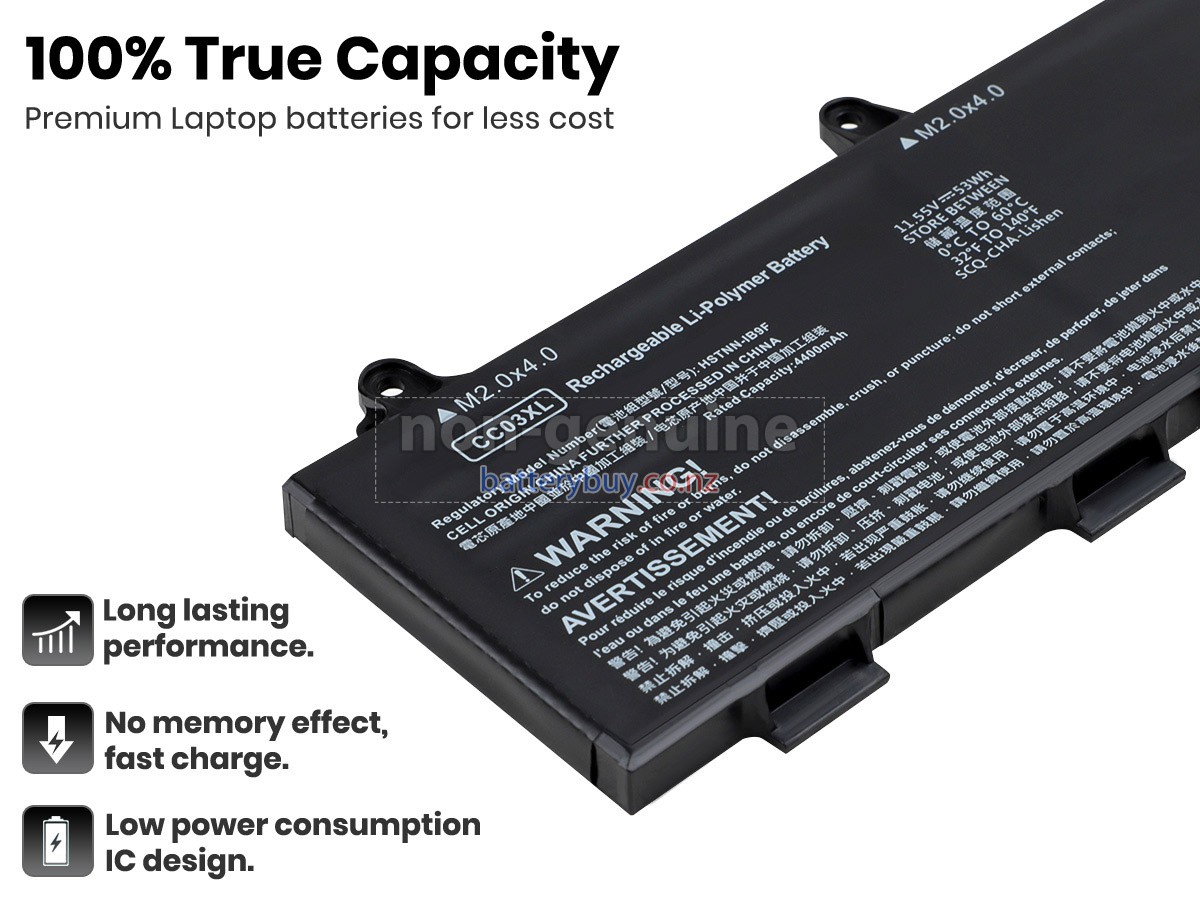 replacement HP CC03XL battery