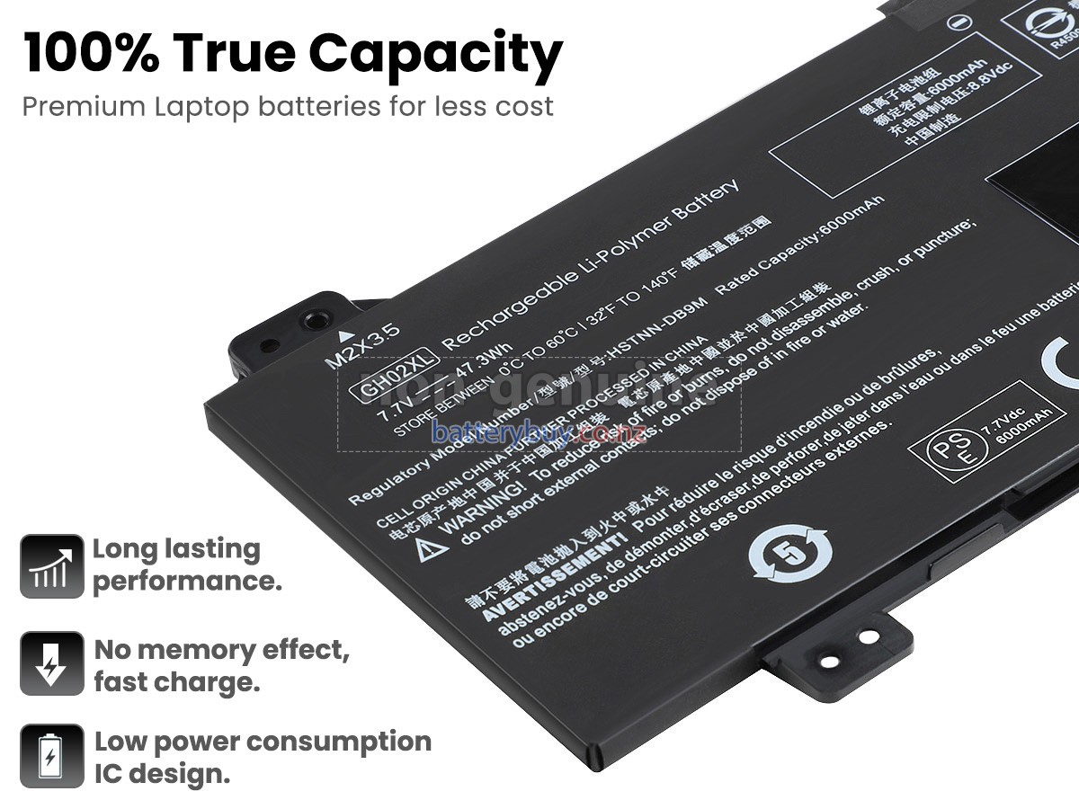 replacement HP Chromebook 14A-NA0007NA battery