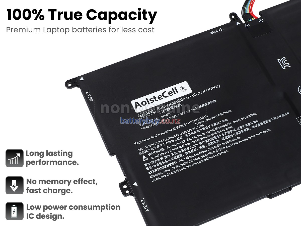 replacement HP MA04XL battery
