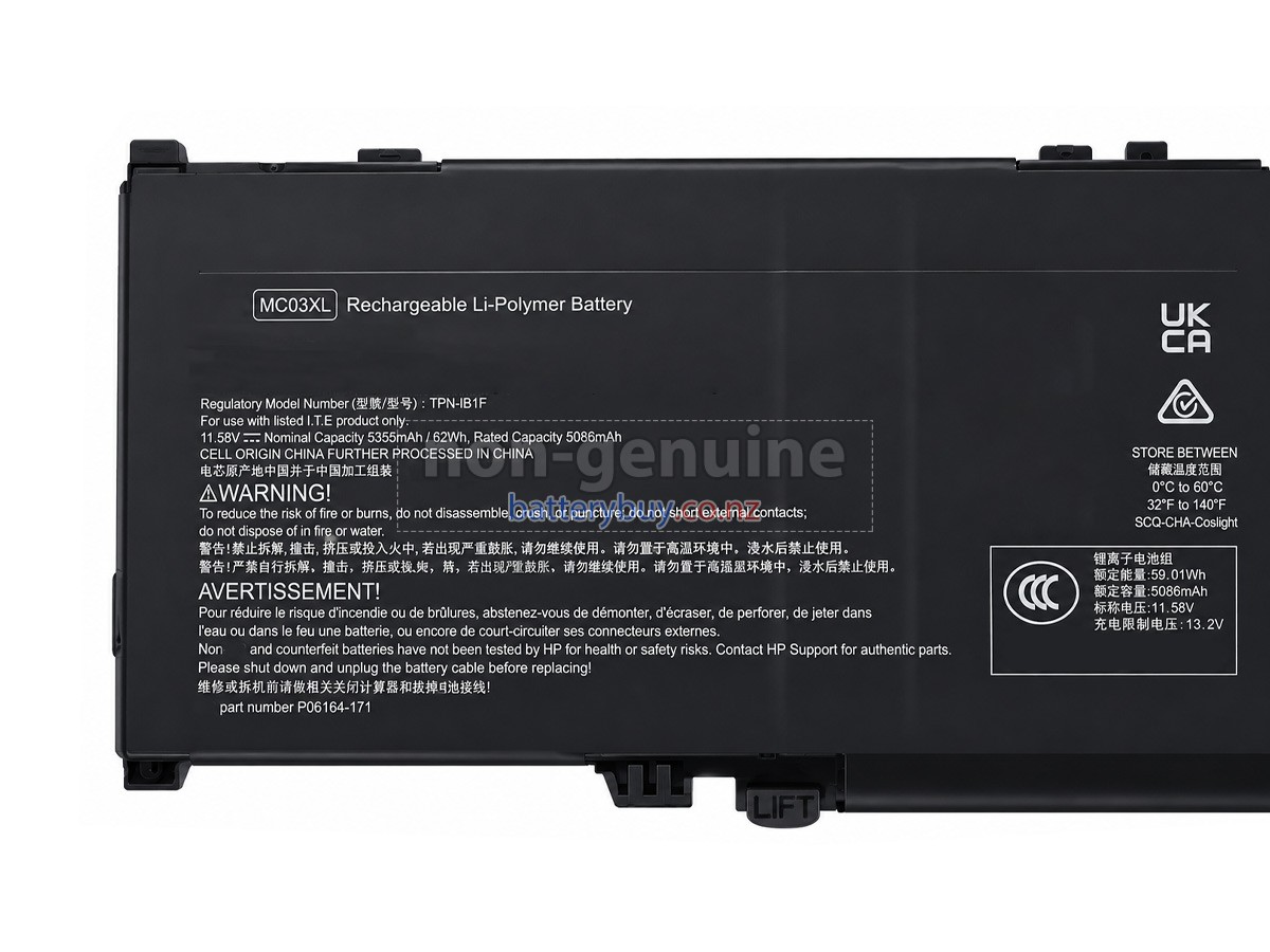 replacement HP AP3F4AV battery
