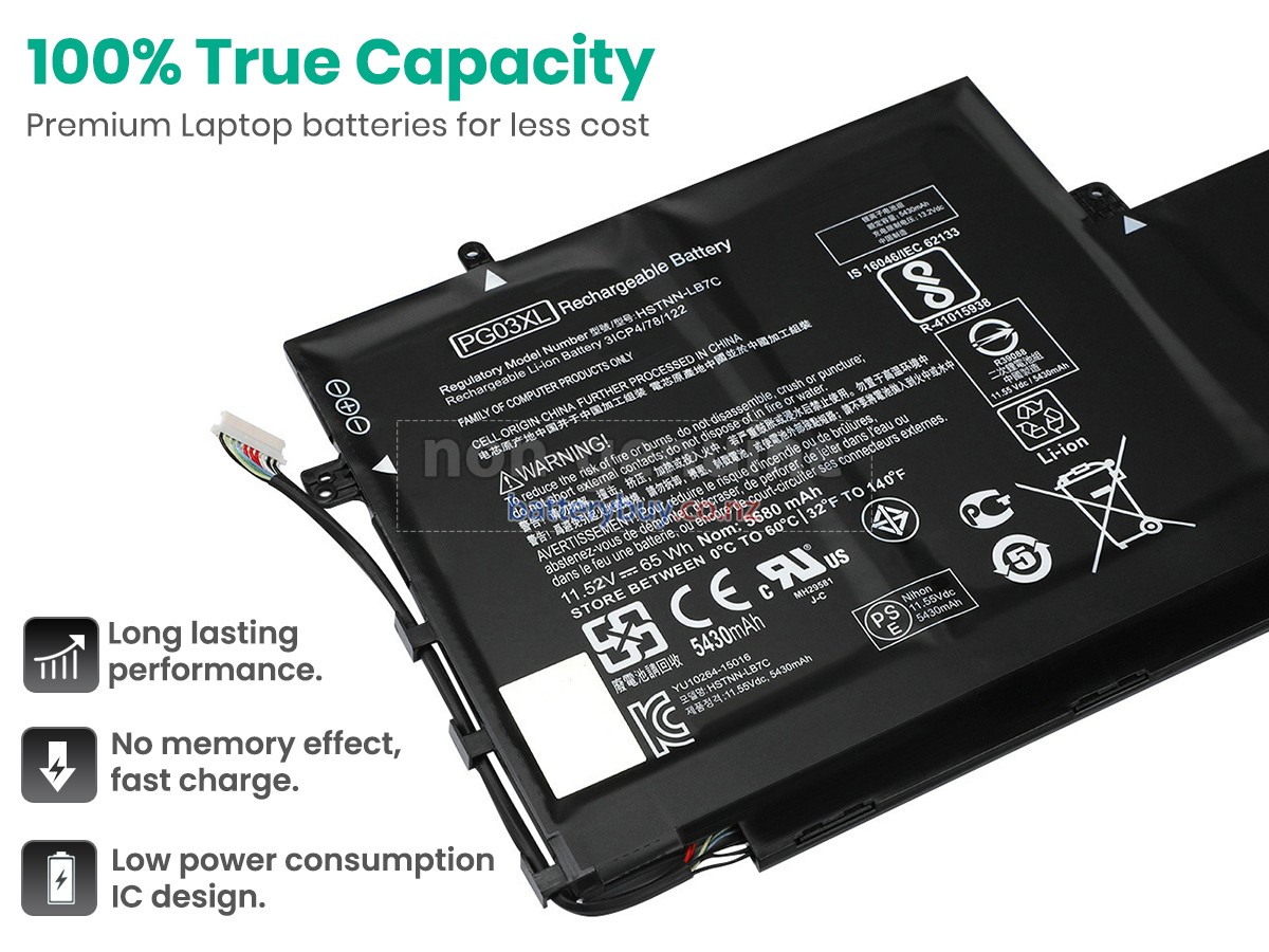 replacement HP PG03XL battery