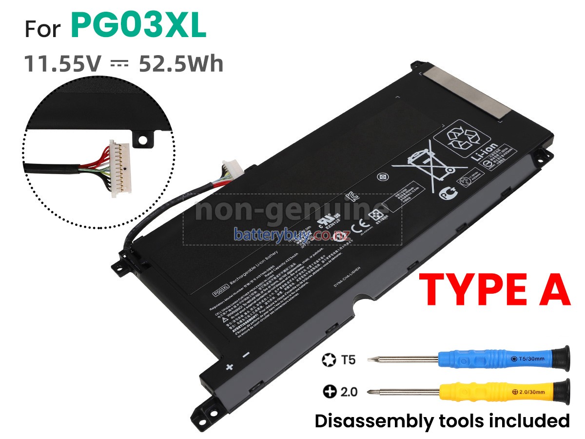 replacement HP Omen 15-DH0004NE battery