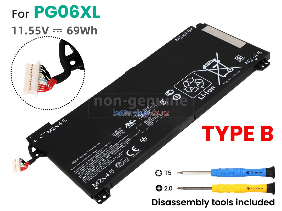replacement HP Omen 15-DH0004NE battery
