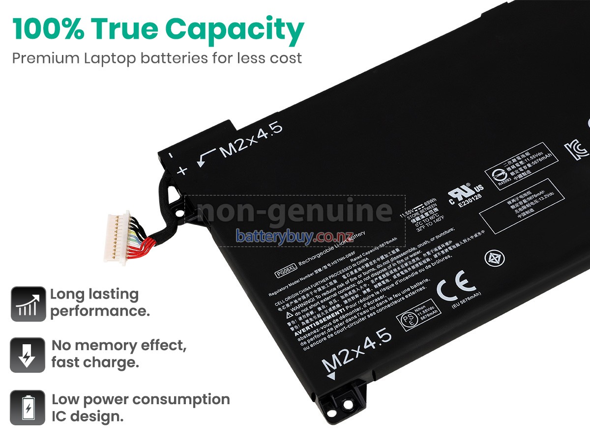 replacement HP Omen 15-DH0004NE battery