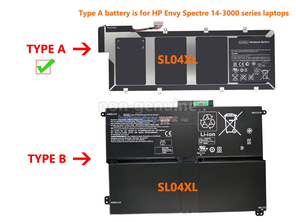 replacement HP Envy Spectre 14-3009TU battery