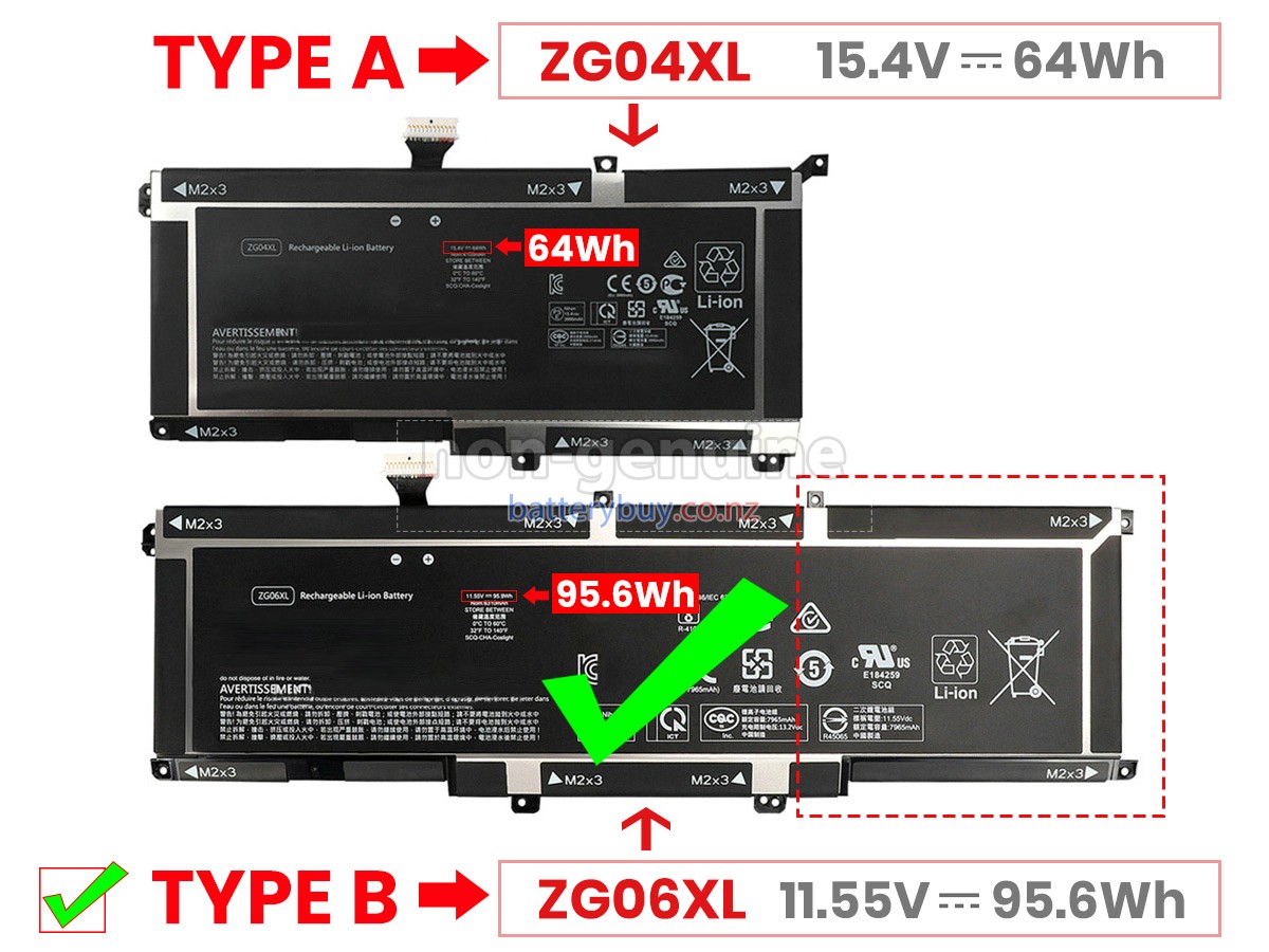 replacement HP L07351-1C1 battery