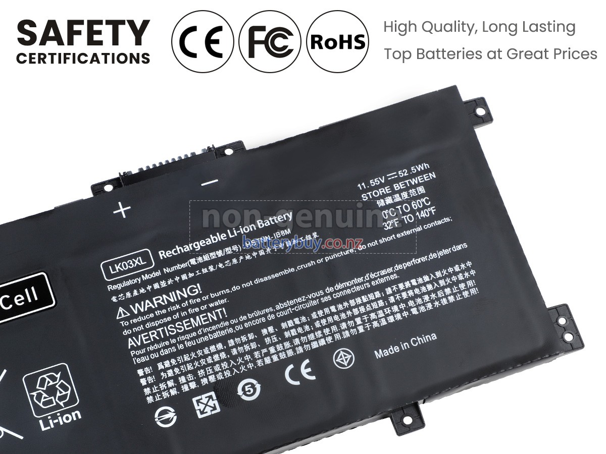 replacement HP Envy X360 15-BP090NZ battery