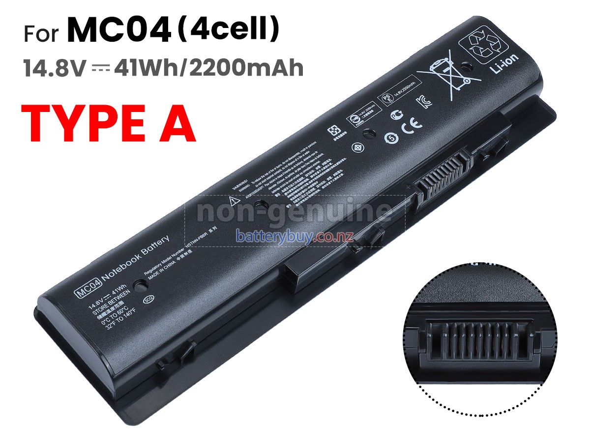 replacement HP HSTNN-PB6L battery