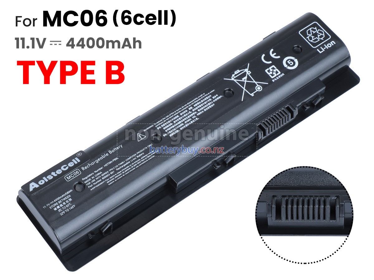 replacement HP HSTNN-PB6L battery