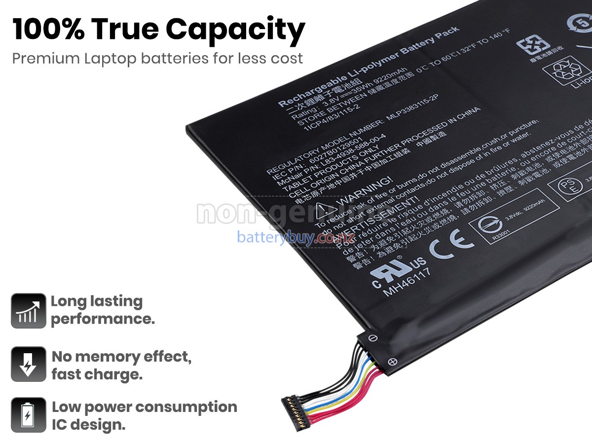replacement HP Pavilion X2 10-K000NL battery