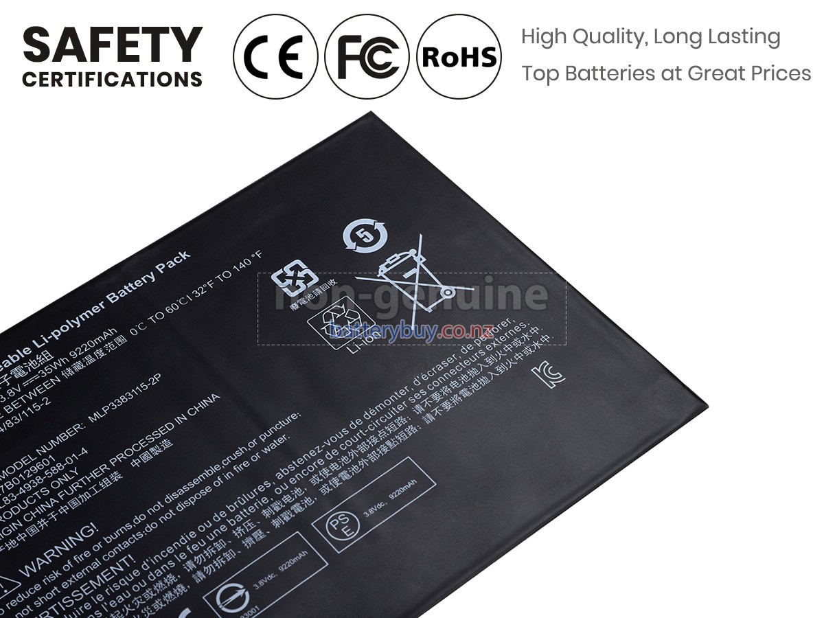 replacement HP Pavilion X2 10-K000NL battery