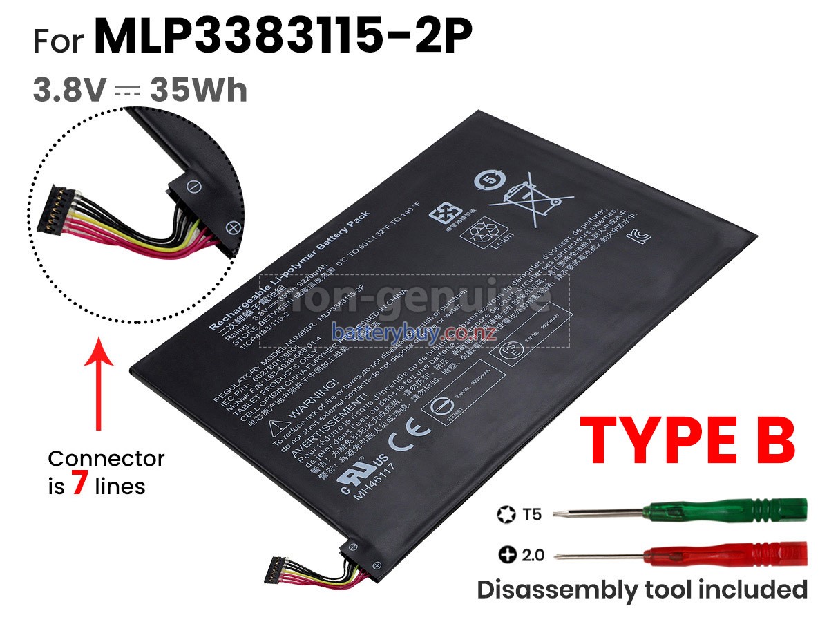 replacement HP Pavilion X2 10-K000NL battery