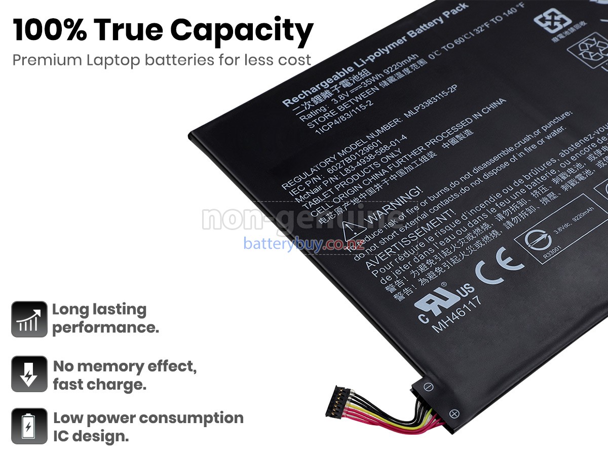 replacement HP Pavilion X2 10-K000NL battery