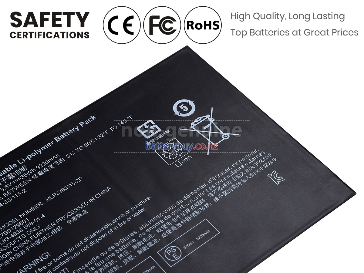 replacement HP Pavilion X2 10-K000NL battery