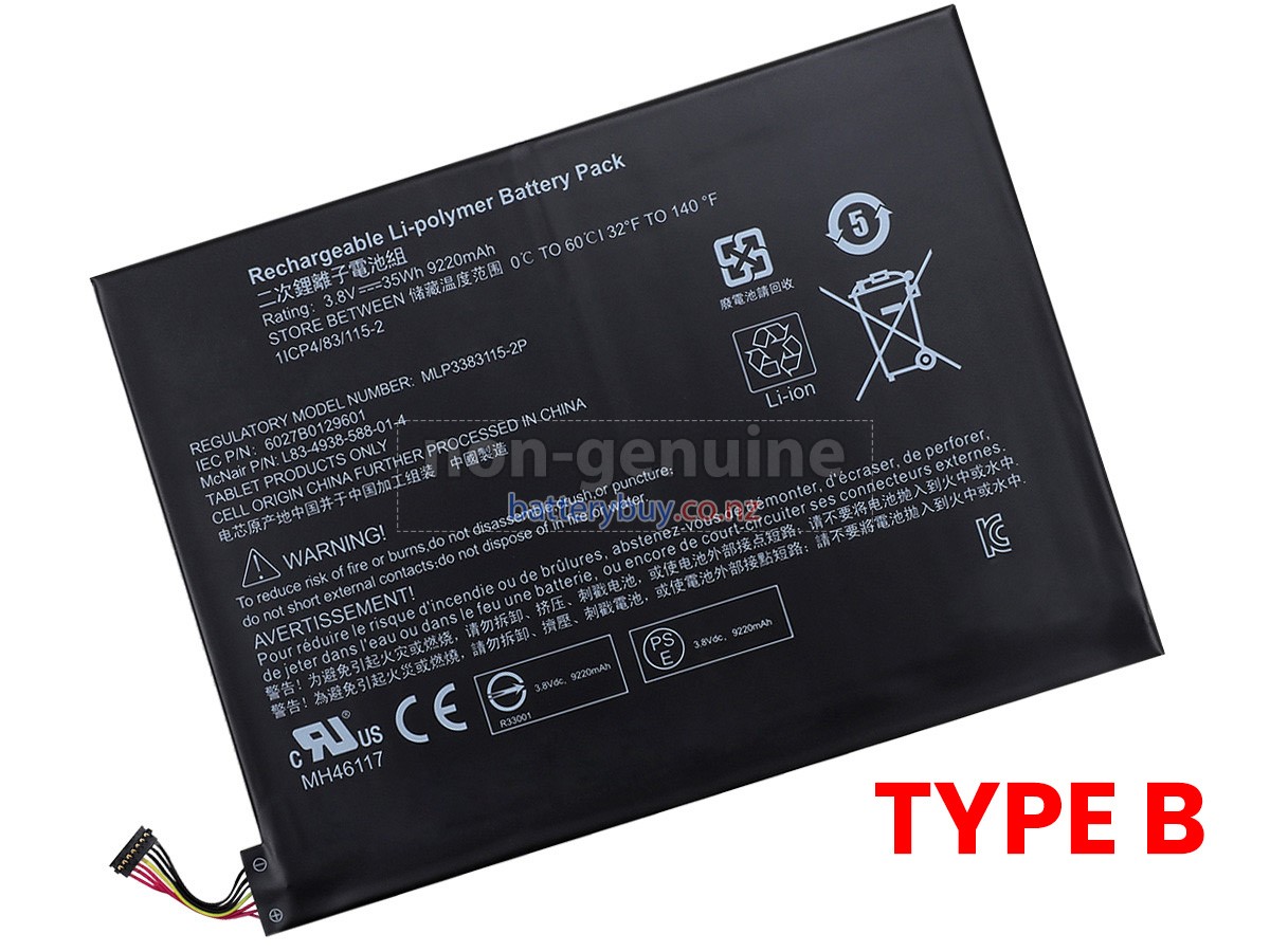 replacement HP Pavilion X2 10-K000NL battery
