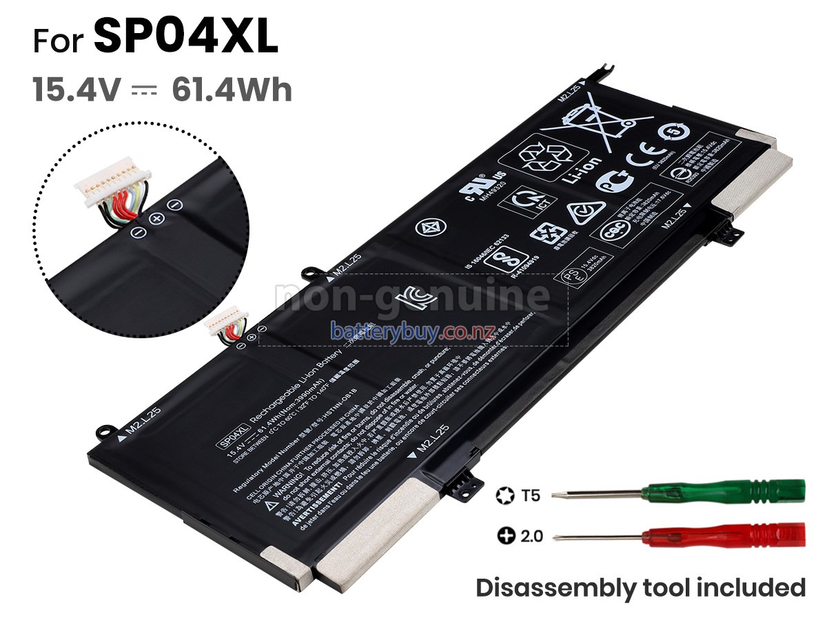 replacement HP Spectre X360 13-AP0001NL battery