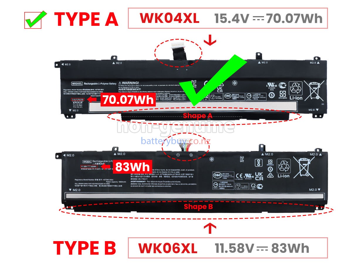 replacement HP Omen 16-B0030UR battery