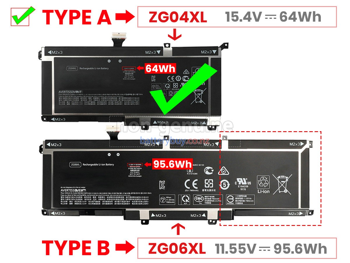 replacement HP L07351-1C1 battery