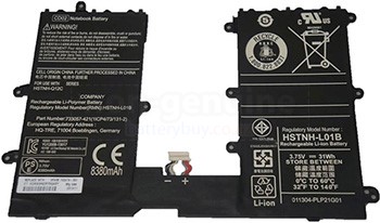31Wh HP 733057-2C1 Battery Replacement