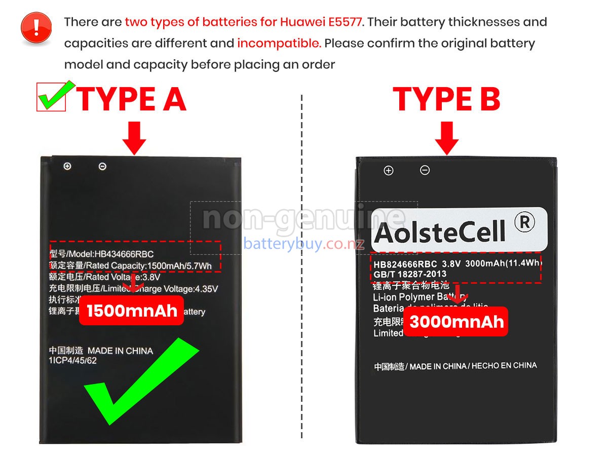 replacement Huawei E5577BS-937 battery
