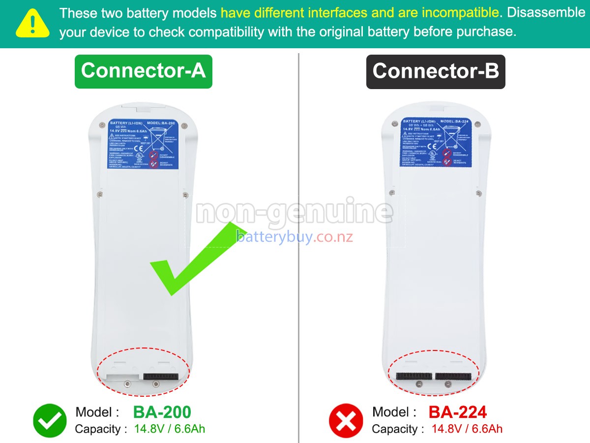 replacement Inogen ONE G2 PORTABLE OXYGEN CONCENTRATOR battery