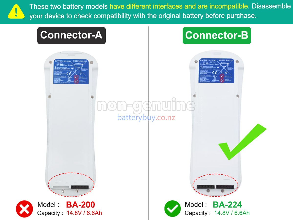 replacement Inogen ONE G2 PORTABLE OXYGEN CONCENTRATOR battery