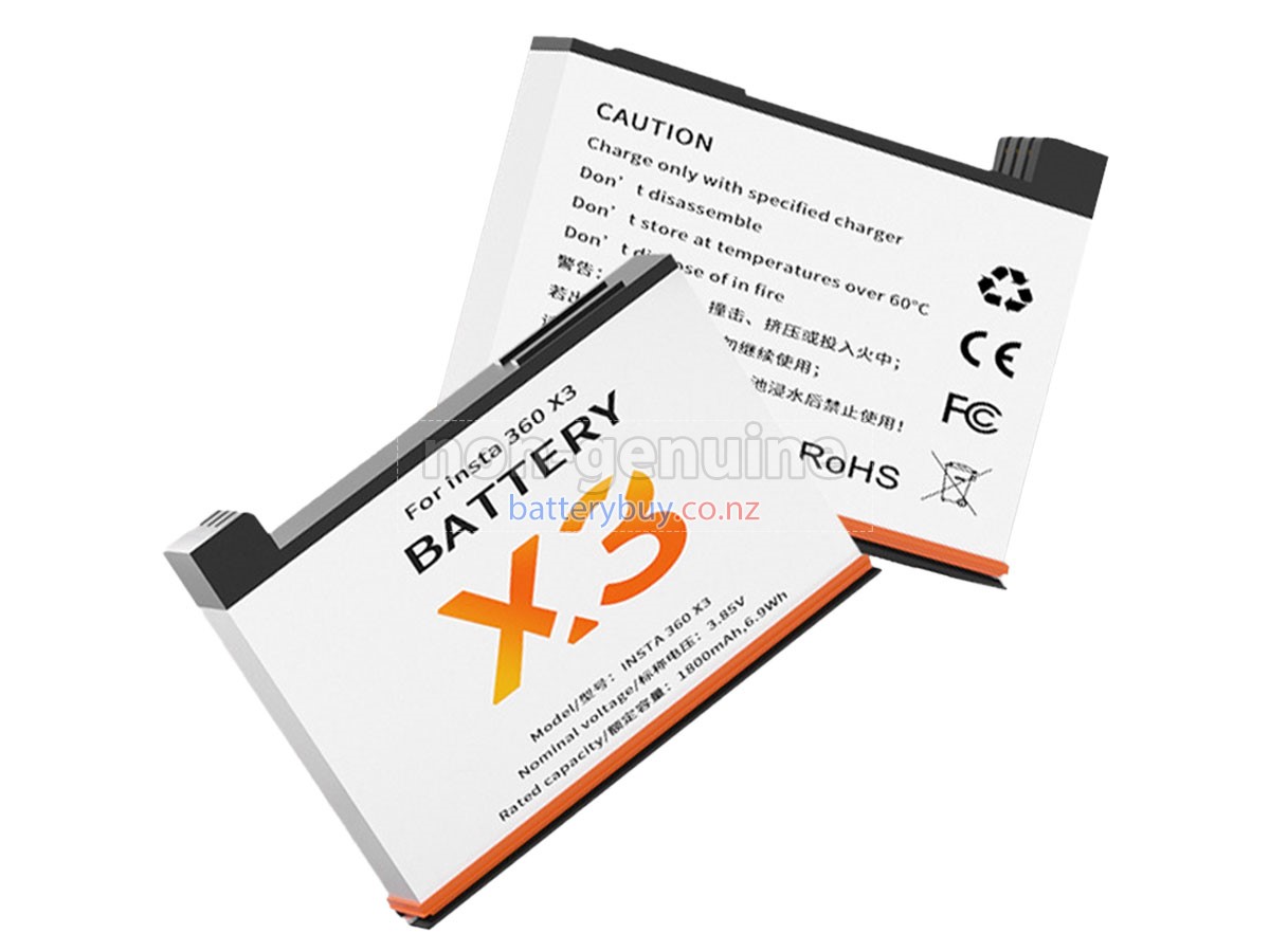 replacement Insta360 X3 battery