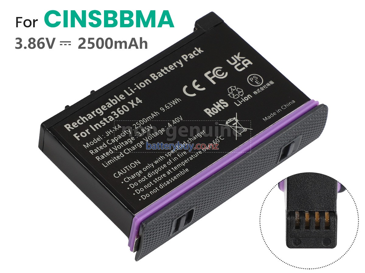 replacement Insta360 X4 battery
