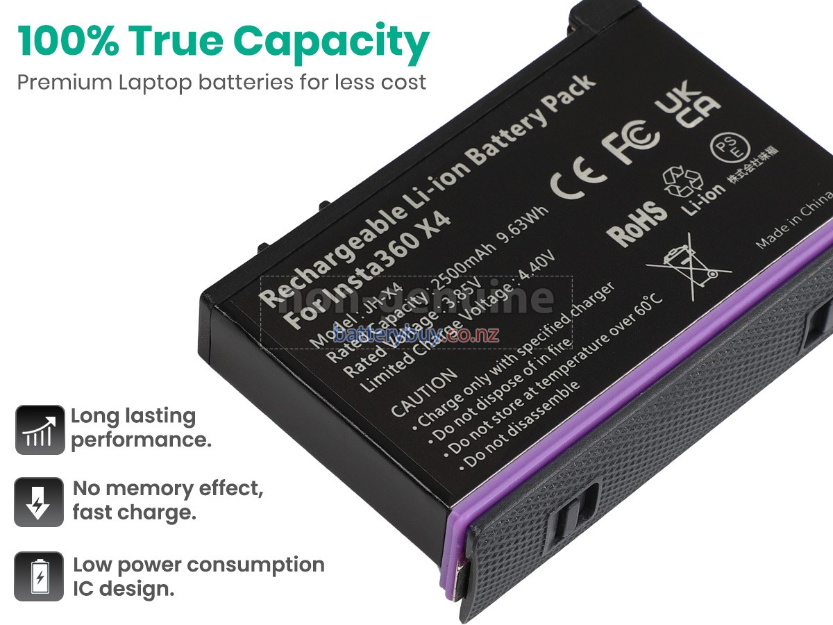 replacement Insta360 X4 battery