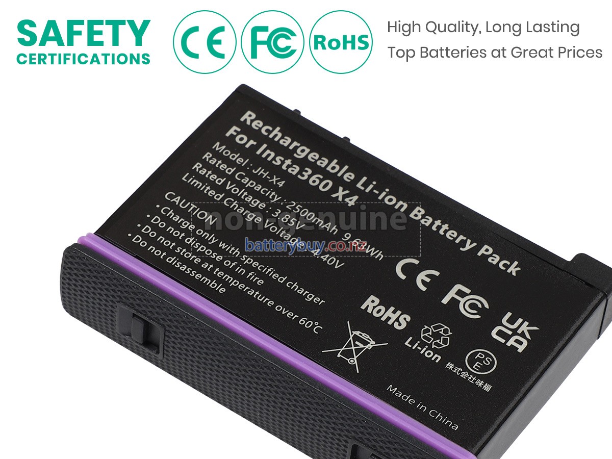 replacement Insta360 X4 battery