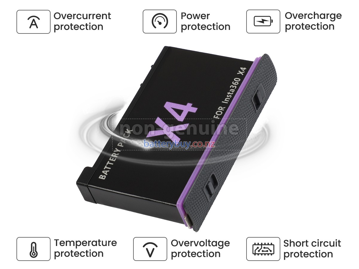 replacement Insta360 X4 battery