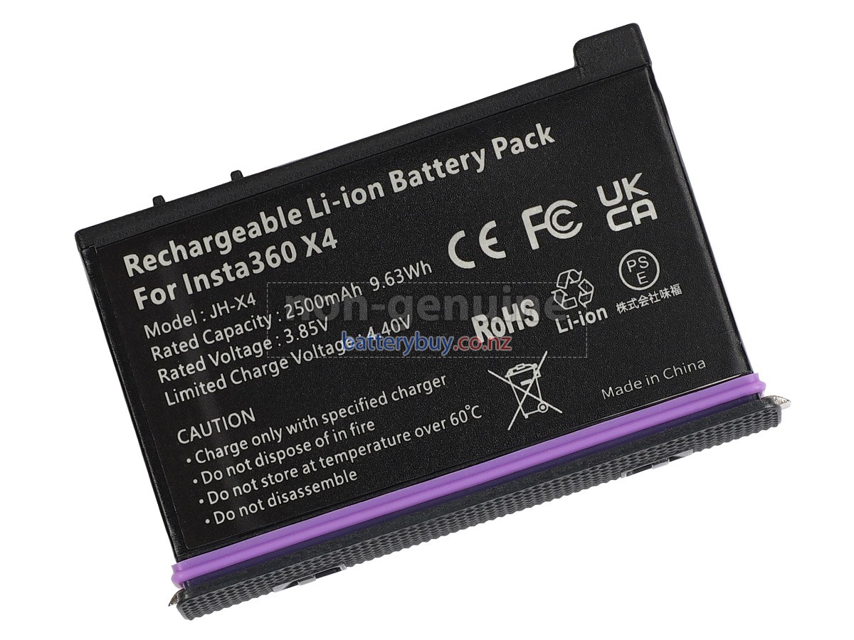 replacement Insta360 X4 battery