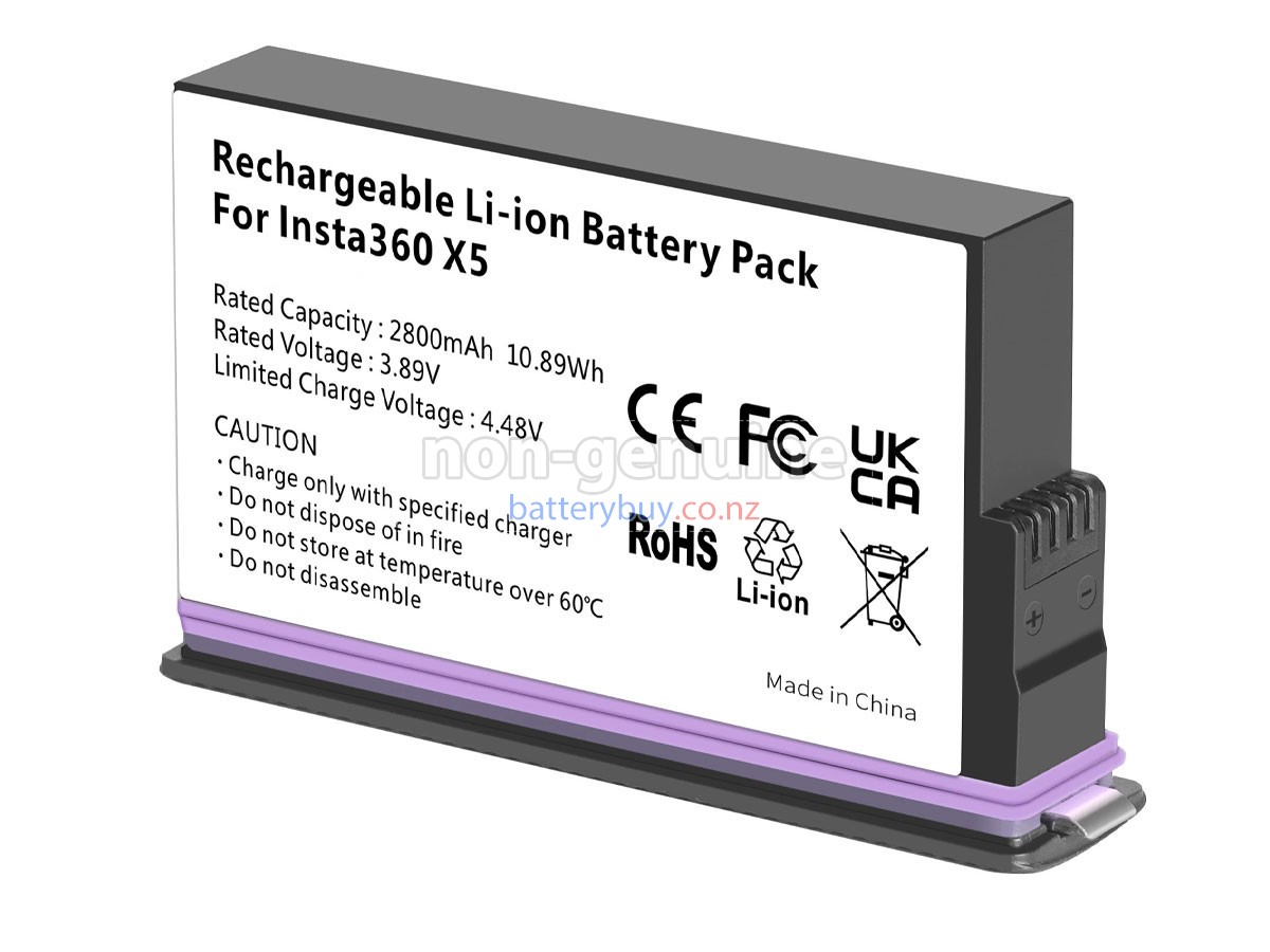 replacement Insta360 X5 battery