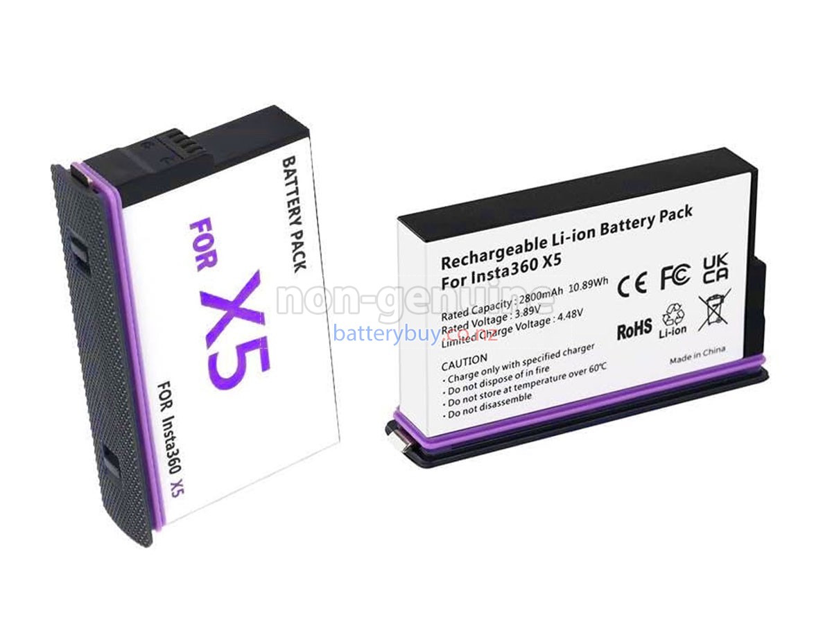 replacement Insta360 X5 battery