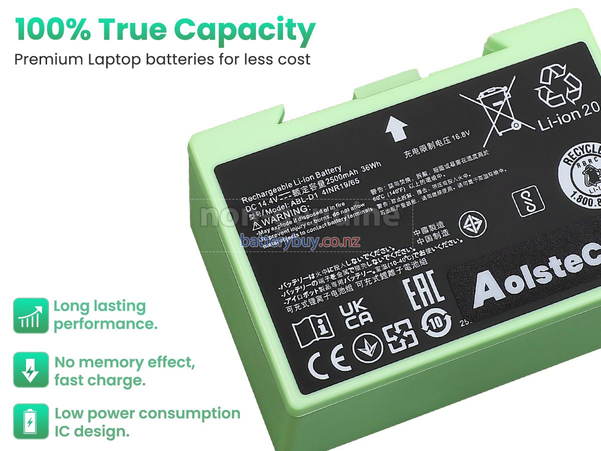 replacement iRobot 4624864 battery