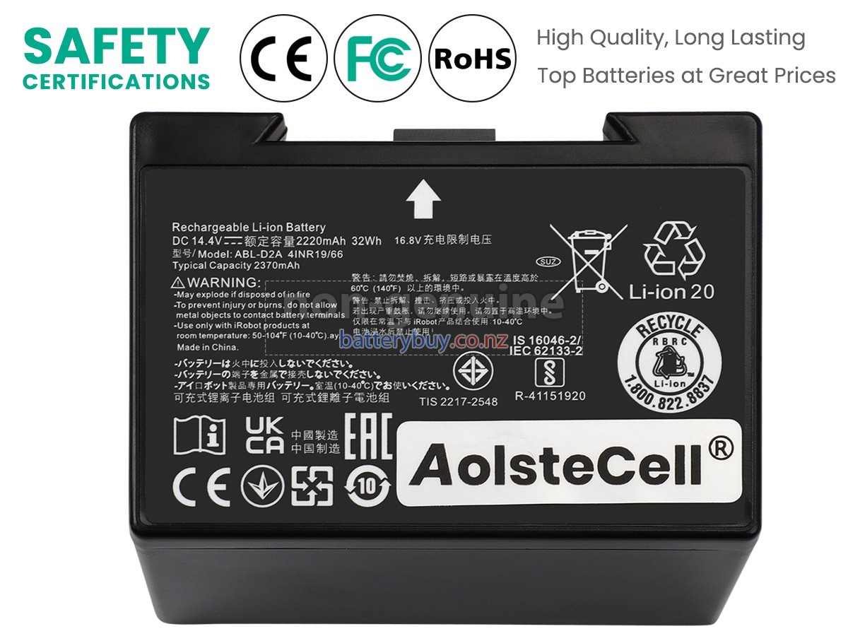 replacement iRobot 4624864 battery