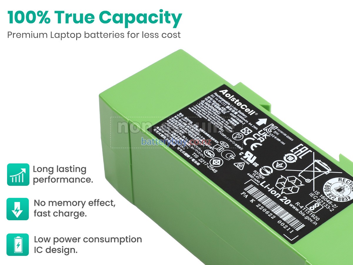 replacement iRobot 4624864 battery