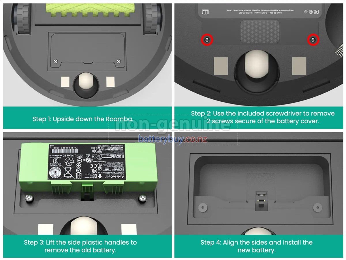 replacement iRobot 4624864 battery