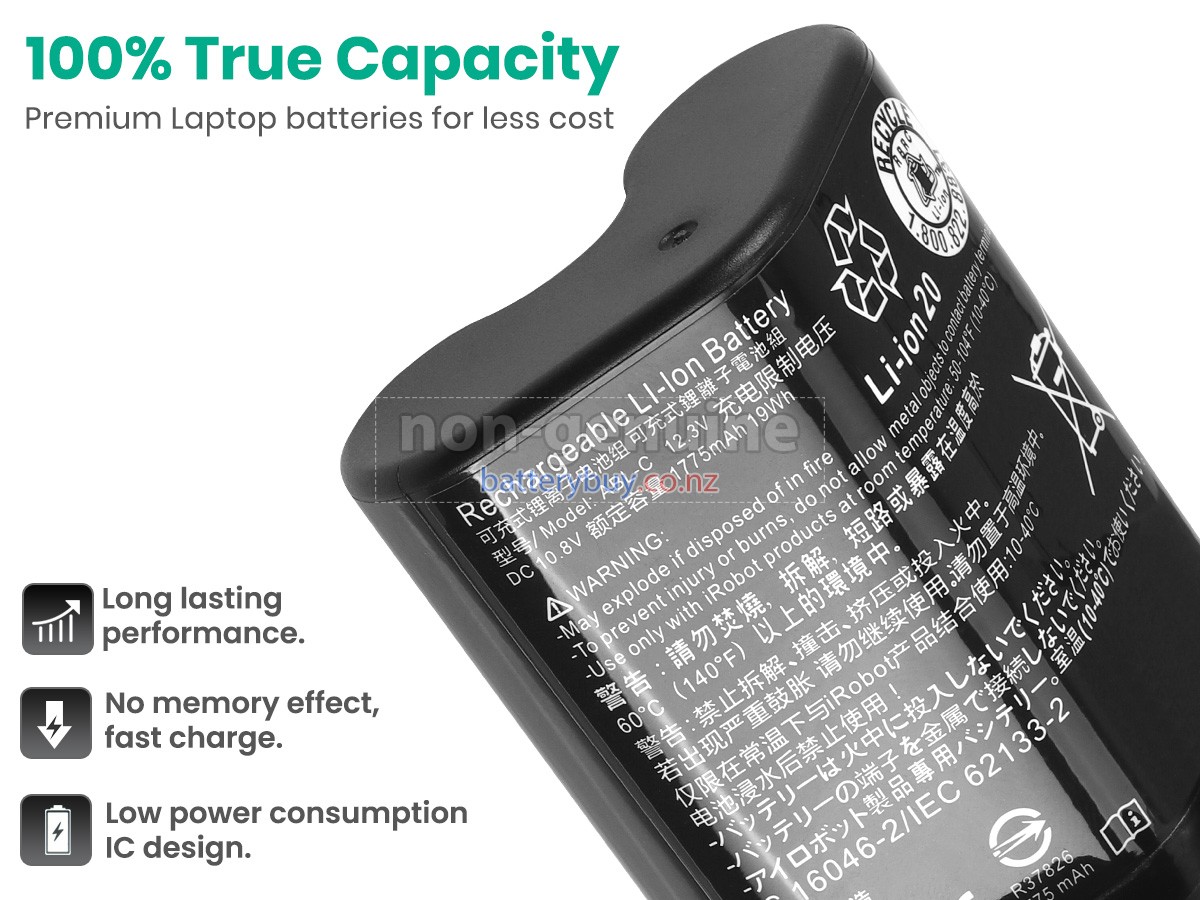 replacement Irobot BRAAVA JET M6 battery