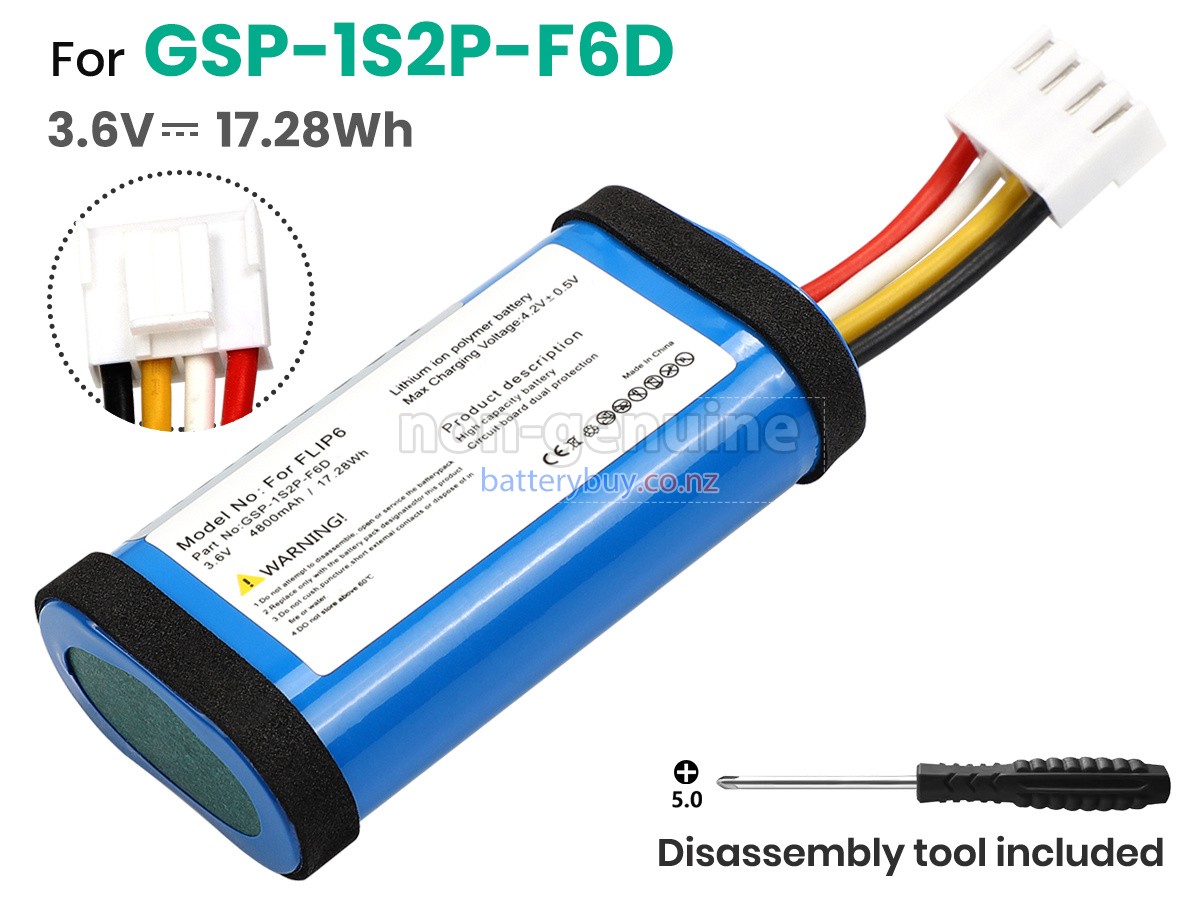 replacement JBL FLIP 6 battery