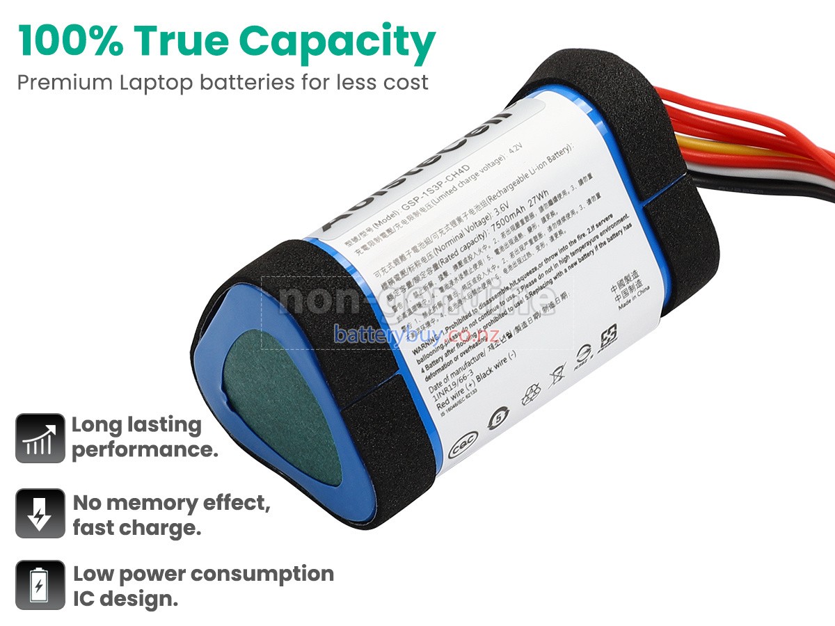 replacement JBL GSP-1S3P-CH4D battery