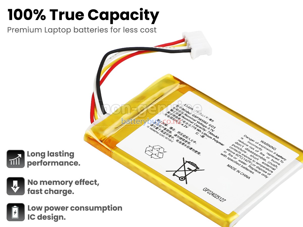replacement JBL GO3 battery