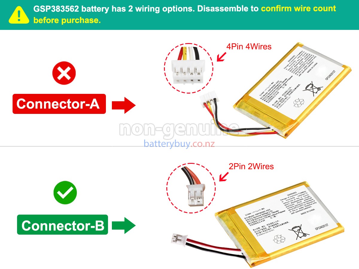 replacement JBL GO3 battery